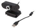 Webcam USB Full HD 1080p Neagră 1,45m, Logilink