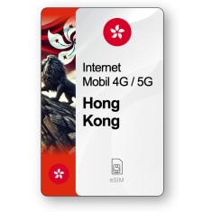 eSIM Internet Hong Kong, valabil 7 zile, trafic 1 GB, Standard