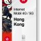 eSIM Internet Hong Kong, valabil 7 zile, trafic Nelimitat, Standard