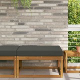 vidaXL Perna pentru canapea de exterior Antracit 80 x 80 x 8 cm 900812