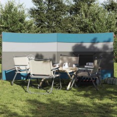 vidaXL Paravan de camping, albastru, 340x130 cm, impermeabil 4009658