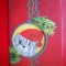 HOPCT 9044 CATEL / -FELICITARE CRACIUN / ANUL NOU LILIPUT -2 FILE -CIRCULATA