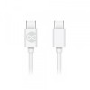 Cablu Date si Incarcare USB-C - USB-C Forever, 60W, 1m, Alb