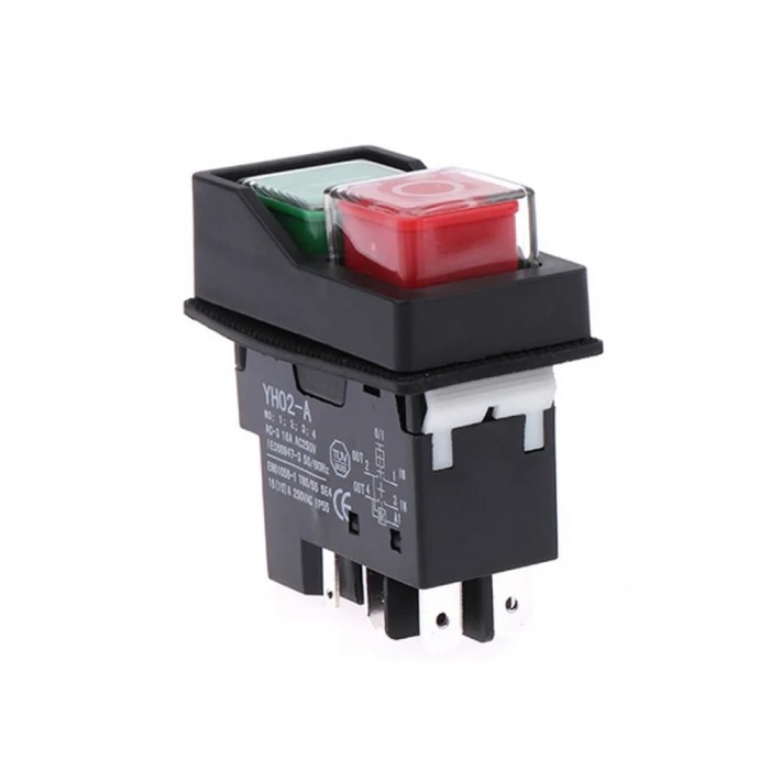 Intrerupator de siguranta YH02-A 16A 250Vac electromagnetic+remote