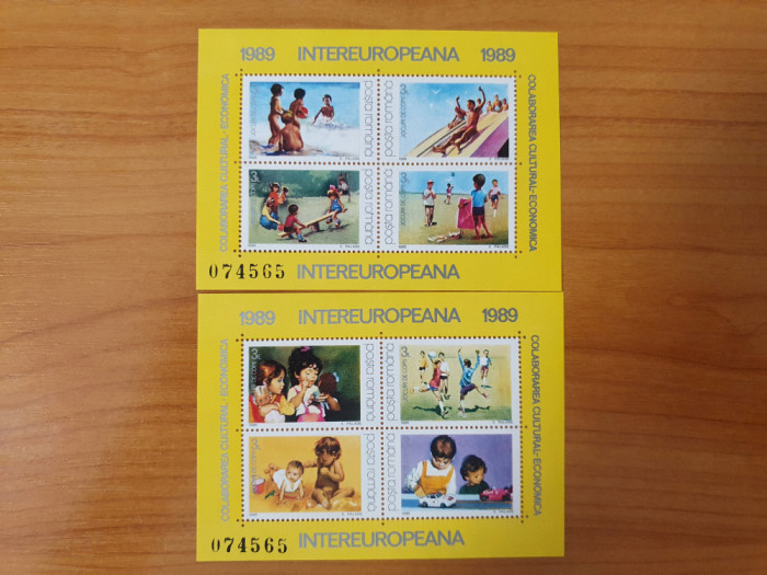 Romania timbre neștampilate 1989 - Colaborarea cultural- economică