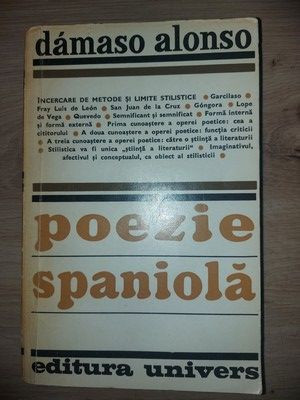 Poezie spaniola- Damaso Alonso