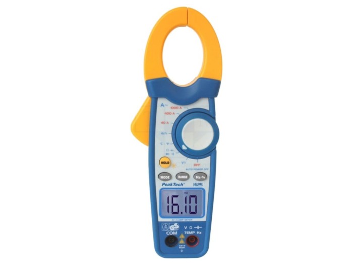 Multimetru digital cu pensetă LCD