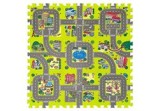 Covoraș tip puzzle, 9 piese, spumă EVA, multicolor, 90x90 cm, Oem