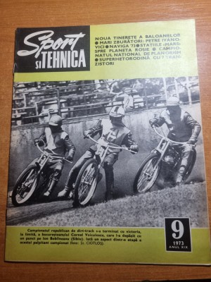 sport si tehnica septembrie 1973-planorism,aeromodelism,girocoptere,mobra 50 foto