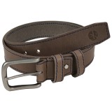 Curea piele naturala 40 mm, Styx, gri, cusatura bleumarin, catarama solida