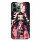 Husa compatibila cu Apple iPhone 11 Pro Silicon Gel Tpu Model Demon Slayer Nezuko