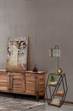 Cumpara ieftin Lampadar Sembol Ceviz Lambader Silindir Renkli Abajurlu Multicolor