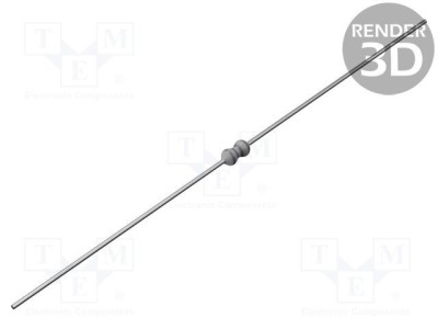 Rezistor metal film VISHAY 100&amp;Omega; 0,6W THT axial &amp;plusmn;0,1% foto