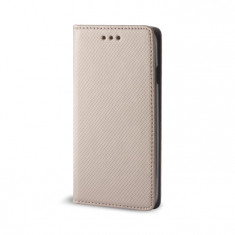 Husa Pentru Pentru LG K10 - Flip Magnet TSS, Auriu