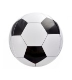 Balon folie in forma de minge fotbal alb negru 40 cm