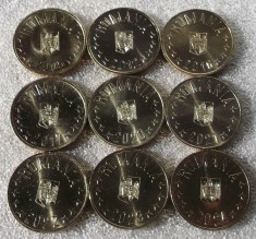 Set 9 x 50 Bani 2005 2012 2016 2017 2020 2021 2022 2023 2024 din fisic UNC **