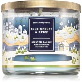 Bath &amp; Body Works Blue Spruce &amp; Spice lum&acirc;nare parfumată 411 g