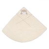 Prosop Bebe cu Glugă Ursuleț Bumbac 1x1m Bej/Maro - Prosop Copii Bumbac Moale, Uscare Rapidă, Design Adorabil