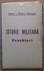 Istorie militara, crochiuri - Maior I. Iliescu-Zanoaga// 16 harti foto