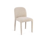 Cumpara ieftin Set 2 scaune dining textil bej Antara 47.5x57.5x81h