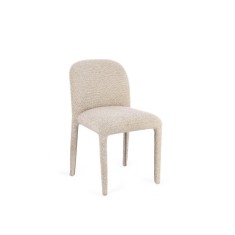 Set 2 scaune dining textil bej Antara 47.5x57.5x81h