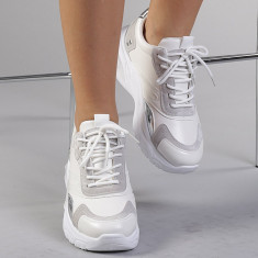 Pantofi sport dama Laurentia albi foto