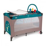 Cumpara ieftin Patut pliant 2 niveluri Juju Sleepy Baby, Space Doggy