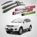 Cumpara ieftin Ștergătoare Mitsubishi Pajero Sport II (KH/KG) 2008-2016 | Set Față și Spate Flat &ndash; TeamCar&reg;