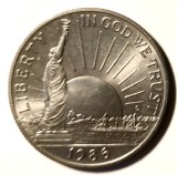 SUA HALF DOLLAR DOLAR 1986 D O NATIUNE DE IMIGRANTI STATELE UNITE AMERICA RARA, America de Nord, Nichel