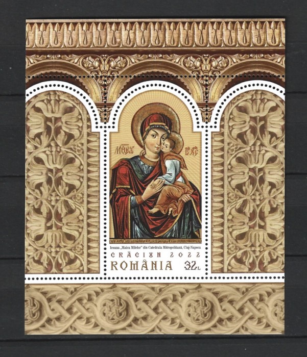 ROMANIA 2022 - CRACIUN 2022, COLITA, MNH - LP 2395a