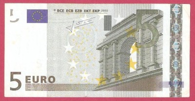 OLANDA 5 EURO / 2002 - PRIMA EMISIUNE. foto