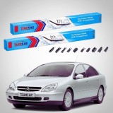 Cumpara ieftin Ștergătoare Citro&euml;n C5 Gen 1 (DC) Hatchback 2001-2003 | Set Față Flat Premium &ndash; TeamCar&reg;