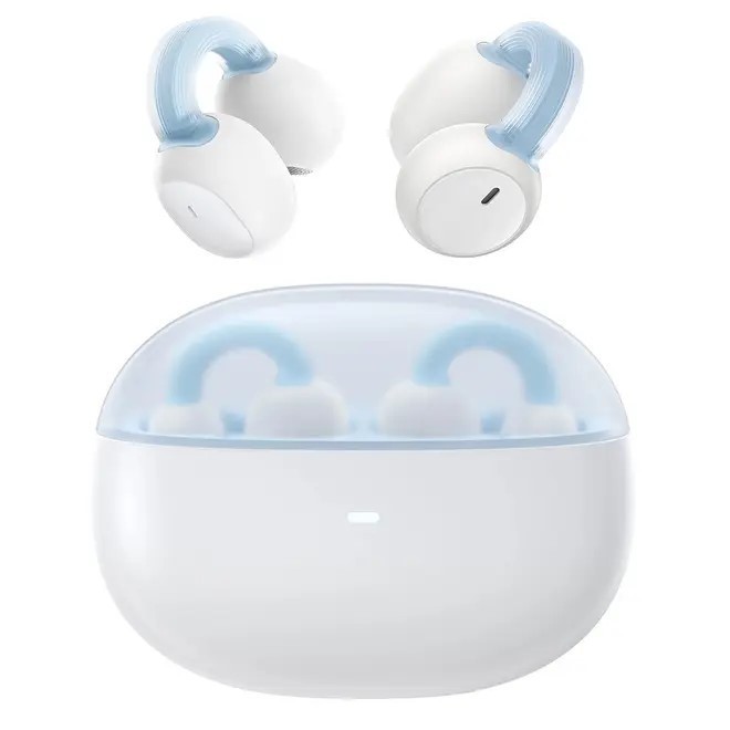CASTI Baseus AirGo 1 Ring Open-Ear, pt smartphone, wireless, bluetooth 5.3, microfon pe casca, 25 ore durata baterie, cablu inclus USB la Type-C 0.3m,