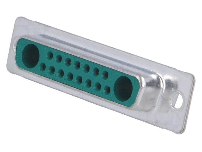 Conector D-Sub mamă 17 pini pe cablu
