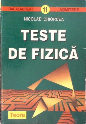 TESTE DE FIZICA-NICOALE CHIORCEA-261358 foto