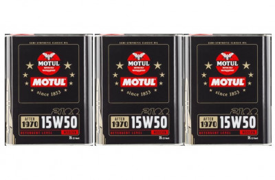 Set 3 Buc Ulei Motor Motul Classic Oil 2100 15W-50 2L 104512 foto