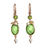 Cumpara ieftin Cercei Aelia din cuarț, ametist și perle