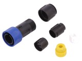 Conector Circular Mufă Tată 10 PIN Fără Contacte Pe Cablu