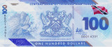 Bancnota Trinidad &amp; Tobago 100 Dolari 2019 - PNew UNC ( polimer )