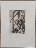 San Giovanni Evangelista, pictura Parmigianino// gravura
