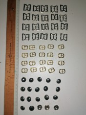 LOT 60 NASTURI METAL VINTAGE CATARAME , PT OBIECTE HANDMADE - NEFOLOSITE