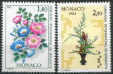 C4653 - Monaco 1981 - Flora 2v. neuzat,perfecta stare, Nestampilat