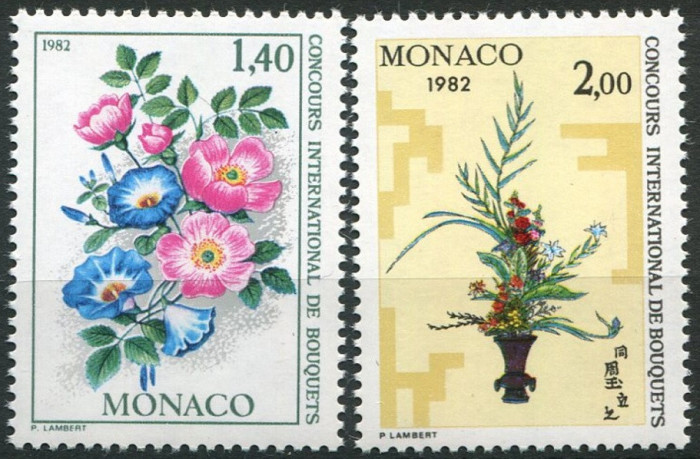 C4653 - Monaco 1981 - Flora 2v. neuzat,perfecta stare