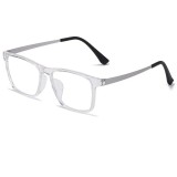 Cumpara ieftin Ochelari de soare cu lentila transparenta, SG007, Gri