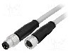 Conector M8, 3 pini, clasa etanseitate {{Clasa etan&amp;#351;eitate}}, HARTING - 21348081380050