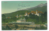 1601 - SINAIA, Railway Station, Romania - old postcard - used - 1914, Circulata, Printata