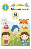 Set planşe colorat clasa 1