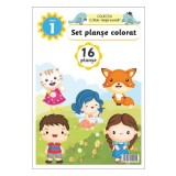 Set planse colorat clasa 1 - Editura Elicart