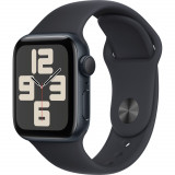 Cumpara ieftin Apple Watch SE2 2023, GPS, 40 mm, Midnight Sport Band, Midnight Aluminium Case, S/M