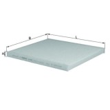 Mahle Filtru, aer habitaclu